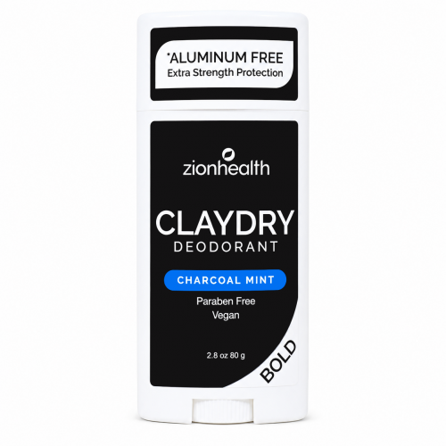 CLAYDRY™ BOLD Charcoal Mint Aluminum-Free Natural Deodorant